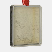 Ocracoke Inlet, NC Metalen Ornament (Rechts)