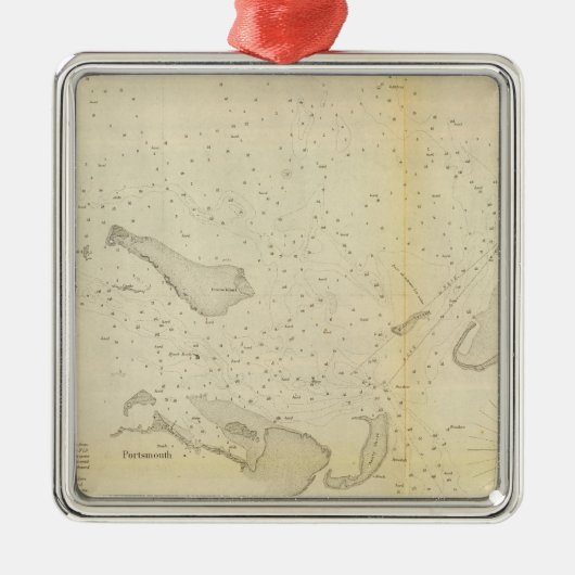 Ocracoke Inlet, NC Metalen Ornament (Voorkant)