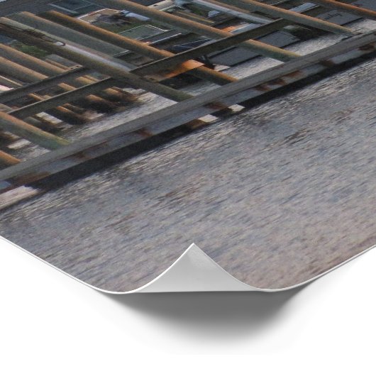 Ocracoke Island Harbour Poster (Hoek)