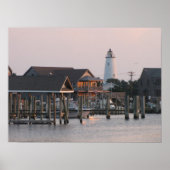 Ocracoke Island Harbour Poster (Voorkant)