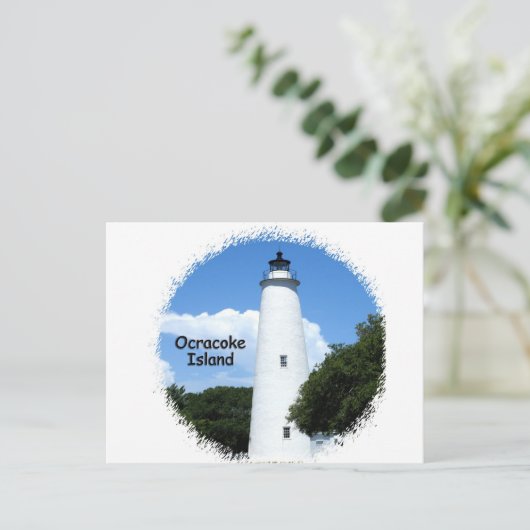 Ocracoke Island Light Briefkaart (Staand voorkant)