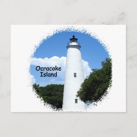 Ocracoke Island Light Briefkaart (Voorkant)