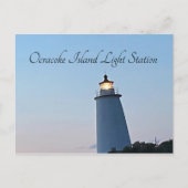 Ocracoke Island Light Station Briefkaart (Voorkant)