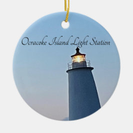 Ocracoke Island Light Station Keramisch Ornament