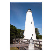 Ocracoke Island Lighthouse Foto Afdruk (Voorkant)