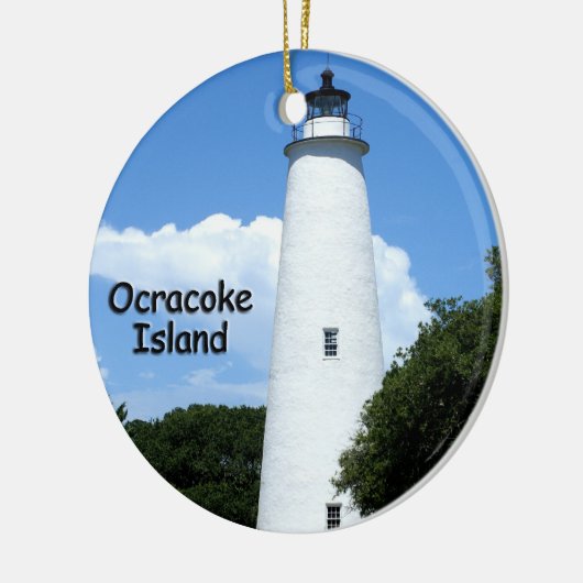 Ocracoke Island Lighthouse Keramisch Ornament (Links)
