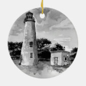 Ocracoke Island Lighthouse Ornament (Achterkant)