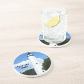 Ocracoke Island Lighthouse Zandsteen Onderzetter (Zijkant)