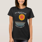 Ocracoke Island NC Summertime Vacking Squiggly T-shirt (Voorkant)