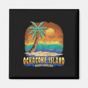 Ocracoke Island North Carolina Vintage in nood Magneet