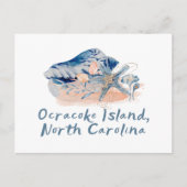 Ocracoke Island Seashells Briefkaart (Voorkant)