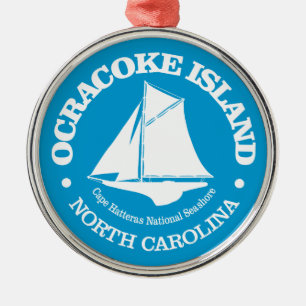 Ocracoke Island (sloep) Metalen Ornament