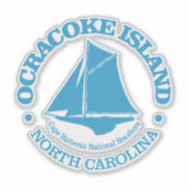 Ocracoke Island (sloep) Sticker (Voorkant)