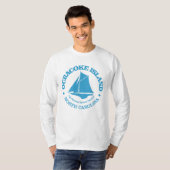 Ocracoke Island (sloep) T-shirt (Voorkant volledig)