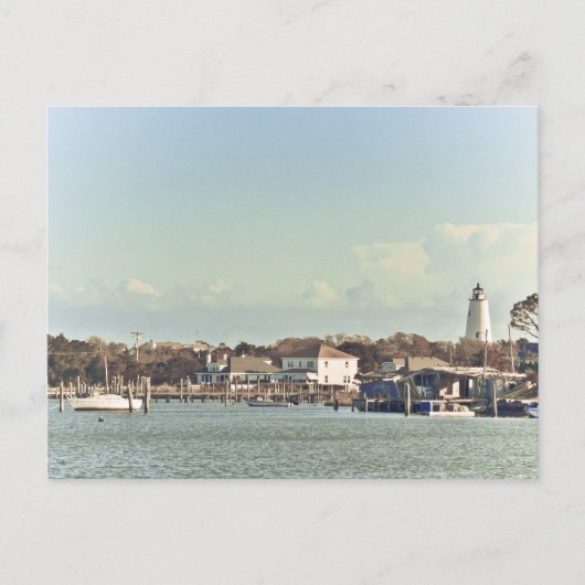 Ocracoke Light. Briefkaart (Voorkant)