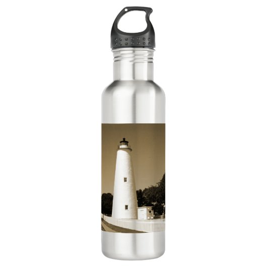Ocracoke Lighthouse Aluminium Water Fles (Voorkant)