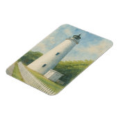 Ocracoke Lighthouse Aquarel Magneet (Linkerzijde)