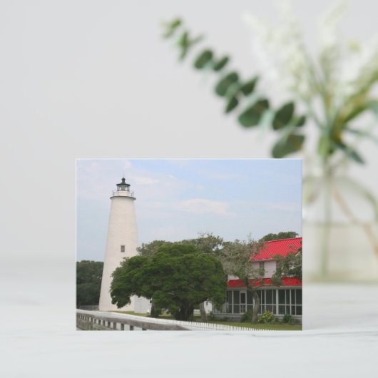 Ocracoke Lighthouse Briefkaart (Staand voorkant)