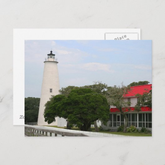 Ocracoke Lighthouse Briefkaart (Voorkant / Achterkant)