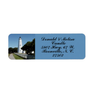 OCRACOKE LIGHTHOUSE ETIKET