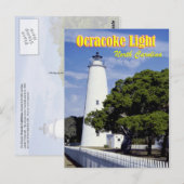 Ocracoke Lighthouse, North Carolina Briefkaart (Voorkant / Achterkant)