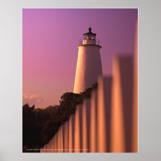Ocracoke Lighthouse - Ocracoke Island Poster (Voorkant)
