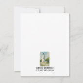 Ocracoke Lighthouse Watercolor Notitiekaartje (Achterkant)