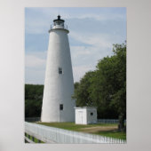 Ocracoke, North Carolina Lighthouse Print (Voorkant)