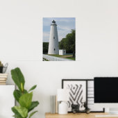 Ocracoke, North Carolina Lighthouse Print (Thuiskantoor)