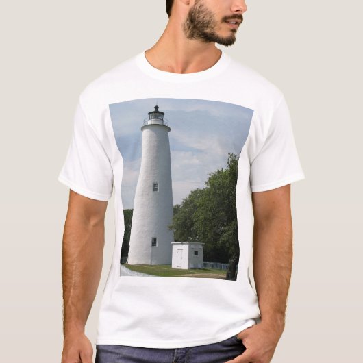 Ocracoke, North Carolina Lighthouse Tshirt (Voorkant)