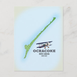 Ocracoke North Carolina USA kaart