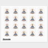 Ocracoke North Carolina Vuurtoren Zonsopgang Vierkante Sticker (Vel)