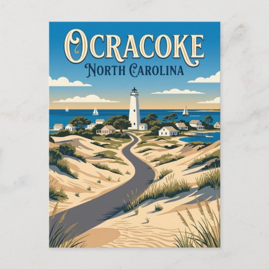 Ocracoke VS Briefkaart (Voorkant)
