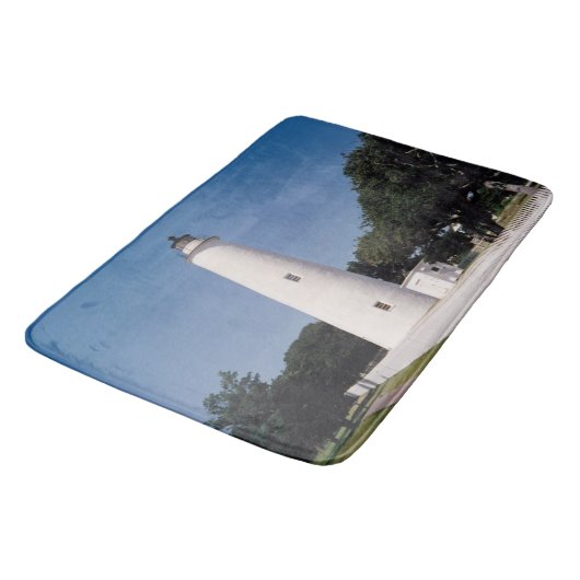 Ocracoke vuurtoren badmat (Gekanteld)