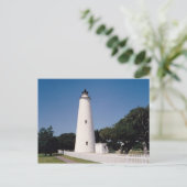 Ocracoke vuurtoren briefkaart (Staand voorkant)