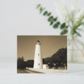 Ocracoke-vuurtoren Briefkaart (Staand voorkant)