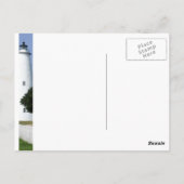 Ocracoke vuurtoren briefkaart (Achterkant)