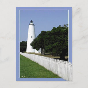Ocracoke vuurtoren briefkaart