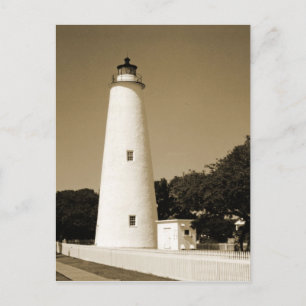Ocracoke vuurtoren briefkaart