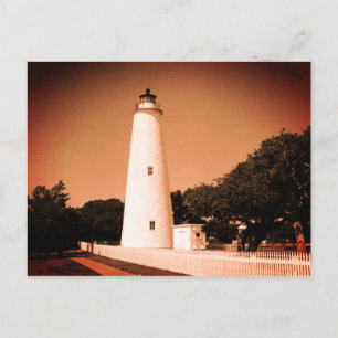 Ocracoke vuurtoren briefkaart