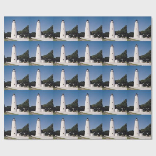 Ocracoke vuurtoren cadeaupapier (Vlak)