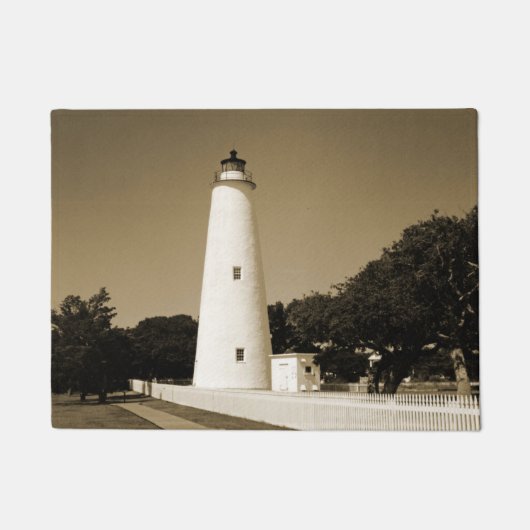 Ocracoke vuurtoren deurmat (Voorkant)