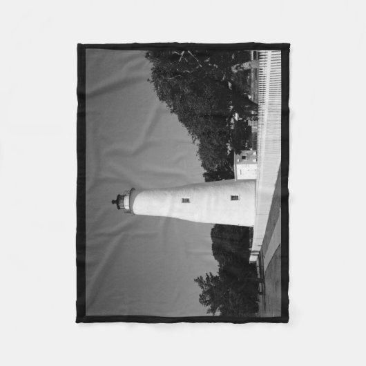 Ocracoke vuurtoren fleece deken (Voorkant)