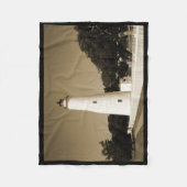 Ocracoke vuurtoren fleece deken (Voorkant)