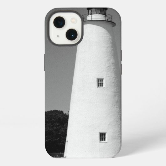 Ocracoke-vuurtoren iPhone Hoesje (Achterkant)
