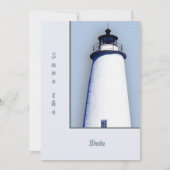 Ocracoke vuurtoren kaart (Voorkant)