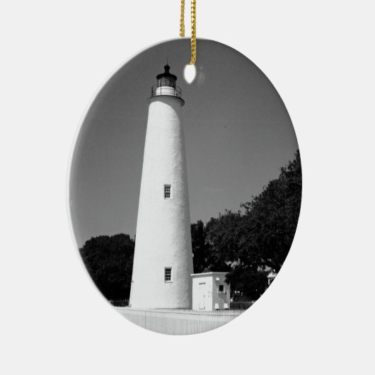 Ocracoke vuurtoren keramisch ornament (Rechts)