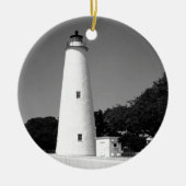 Ocracoke vuurtoren keramisch ornament (Voorkant)