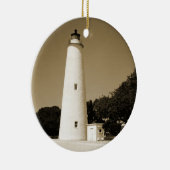 Ocracoke vuurtoren keramisch ornament (Rechts)