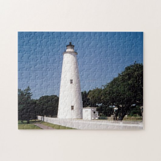 Ocracoke vuurtoren legpuzzel (Horizontaal)